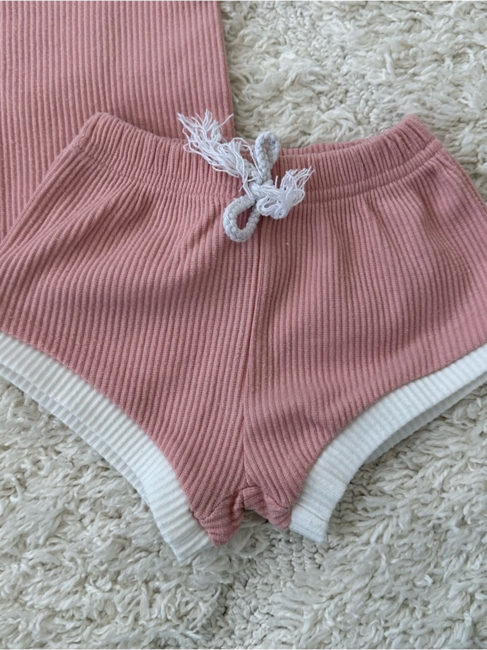Pink Ribbed Baby Set - Picture 2 of 6